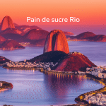 Vue panoramique Pain de Sucre Rio baie Guanabara