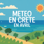 crete meteo en avril paysage mediterranee colline mer soleil