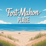 Plage fort mahon vue aerienne sable et dune