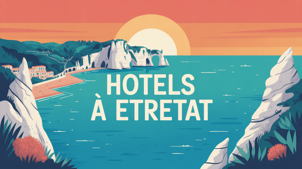 falaises etretat hotel vue mer turquoise