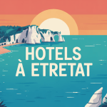 falaises etretat hotel vue mer turquoise