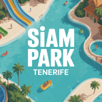 vue panoramique du parc aquatique Siam Park à Tenerife