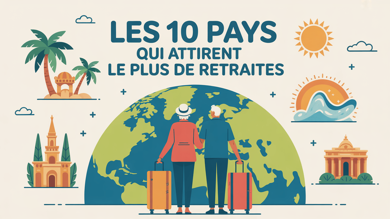 Couple seniors globe lumineux