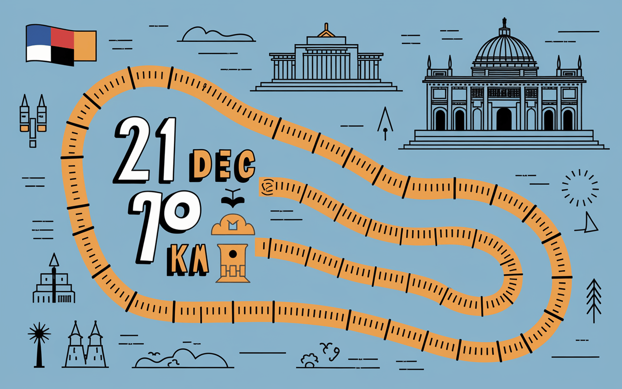 Carte stylisée longueur officielle muraille de Chine