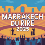 Illustration amphithéâtre Marrakech du rire 2025
