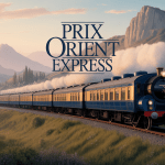 Train de luxe Orient Express traversant Europe