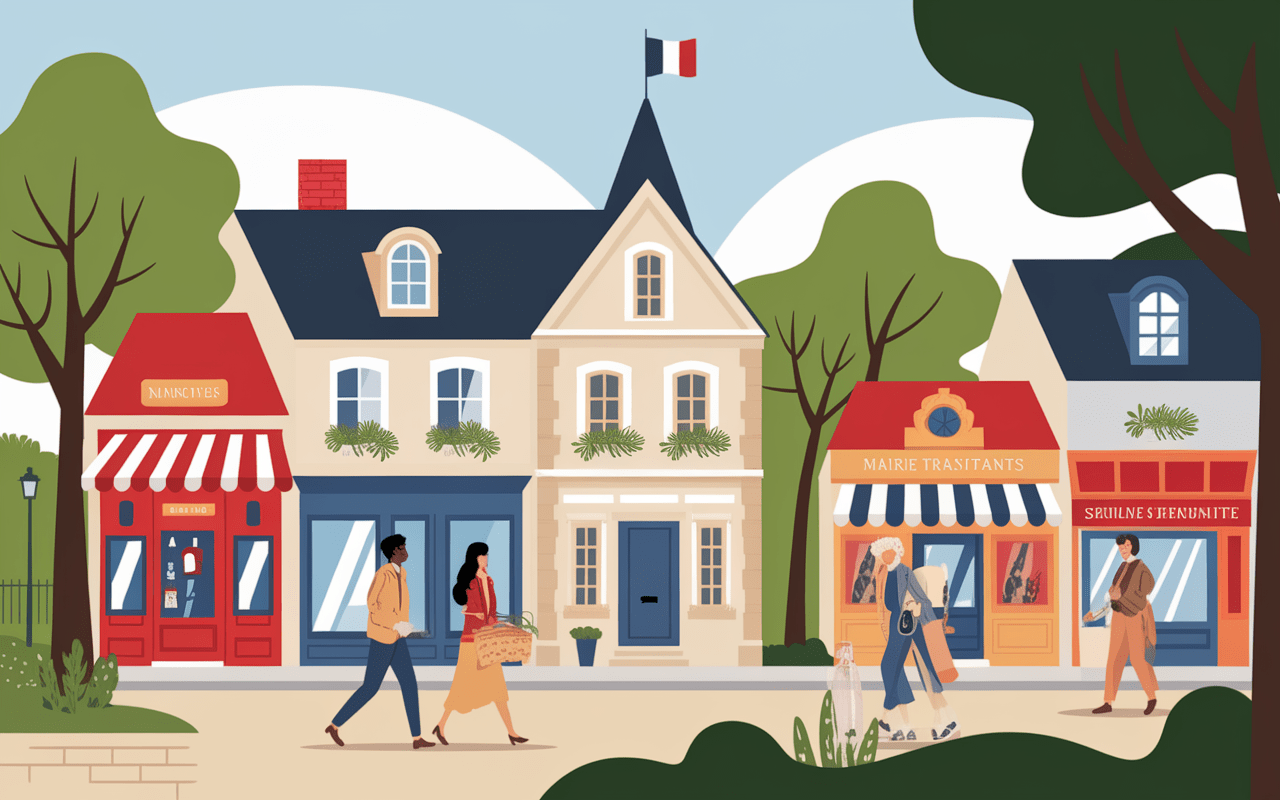 Scène de vie quotidienne à Anet