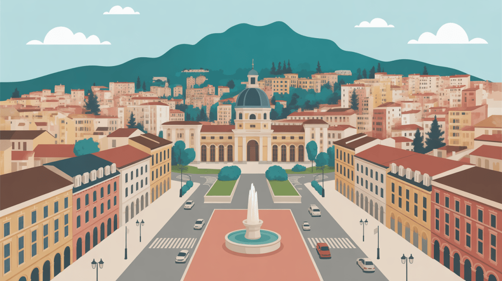 Vue panoramique activités à découvrir à Tirana