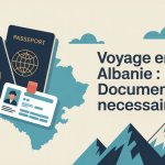 faut il le passeport pour aller en albanie illustration carte