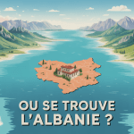 ou se situe l albanie illustration carte