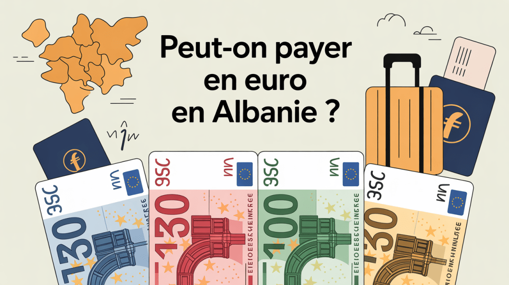 peut on payer en euro en albanie illustration billets et carte