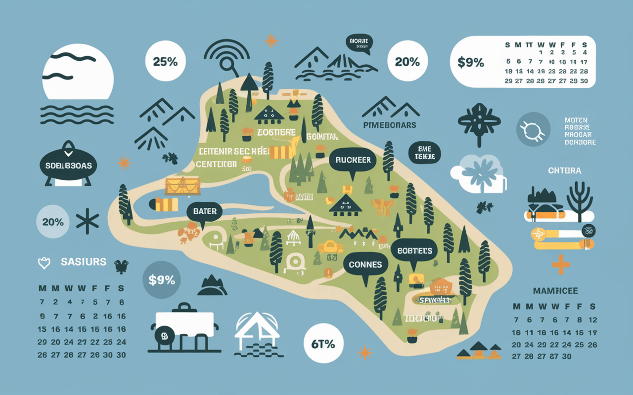 Facteurs influençant prix camping en Croatie