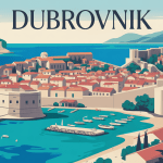 Que voir à Dubrovnik vue panoramique remparts et mer
