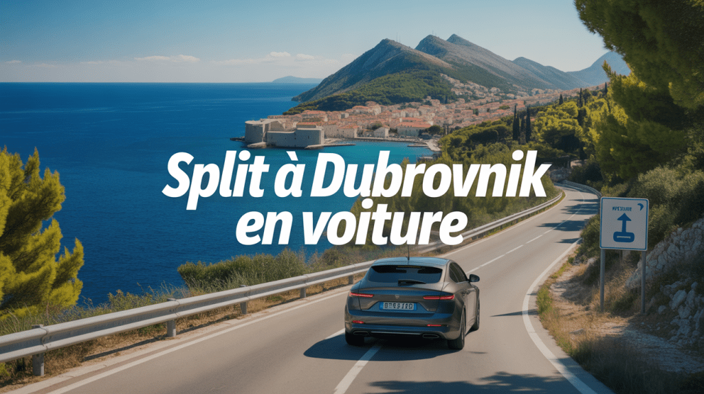 split dubrovnik en voiture route panoramique