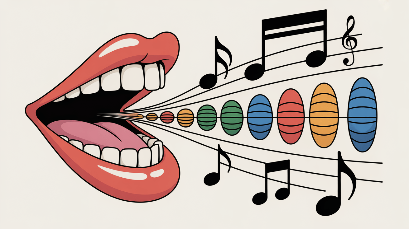 bouche stylisée prononciation bonjour grec