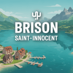 brison saint innocent village lac montagne