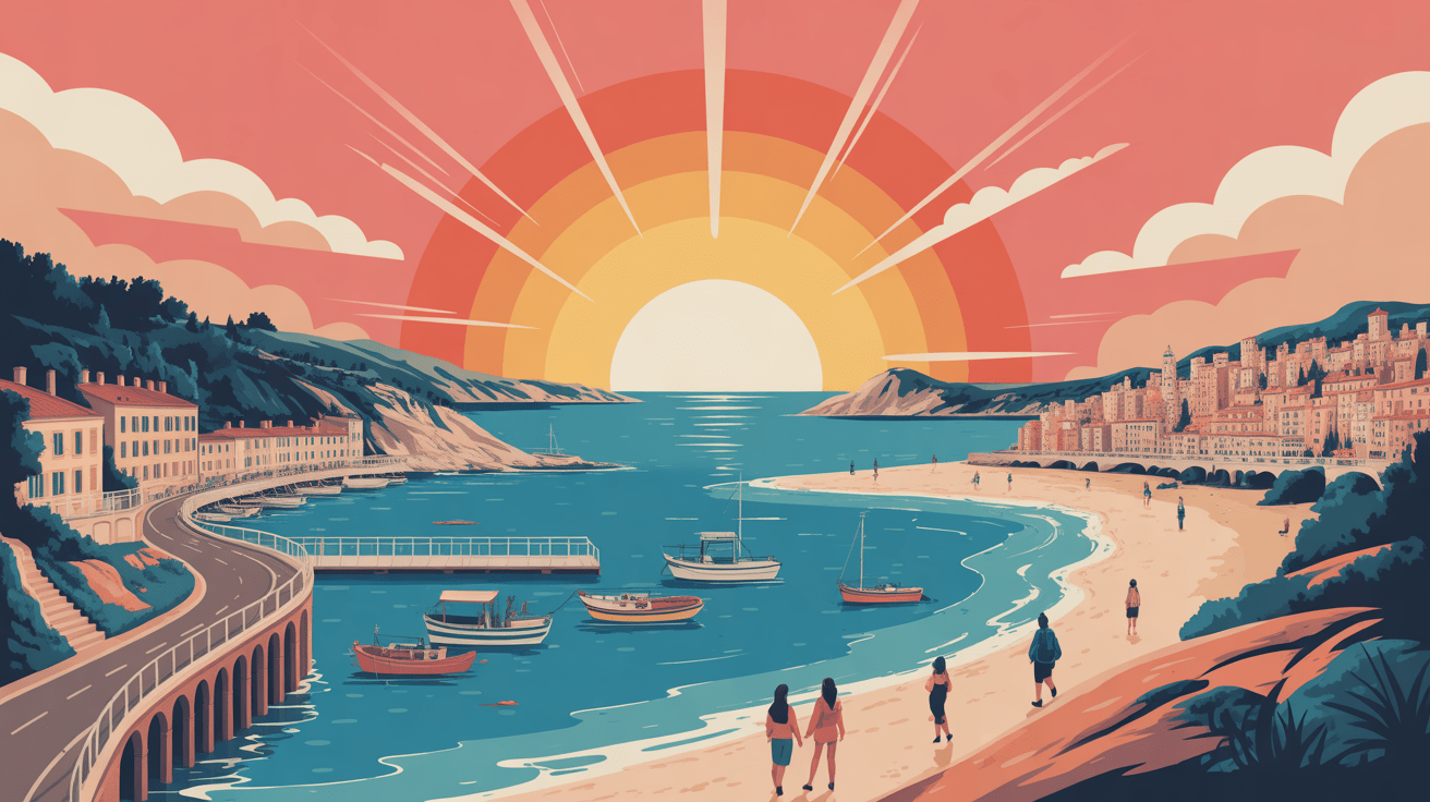 Carte spots coucher de soleil Marseille