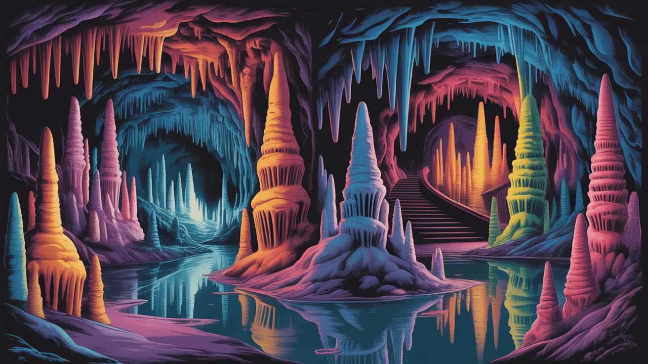 Illustration grotte Ardeche cavités et concrétions