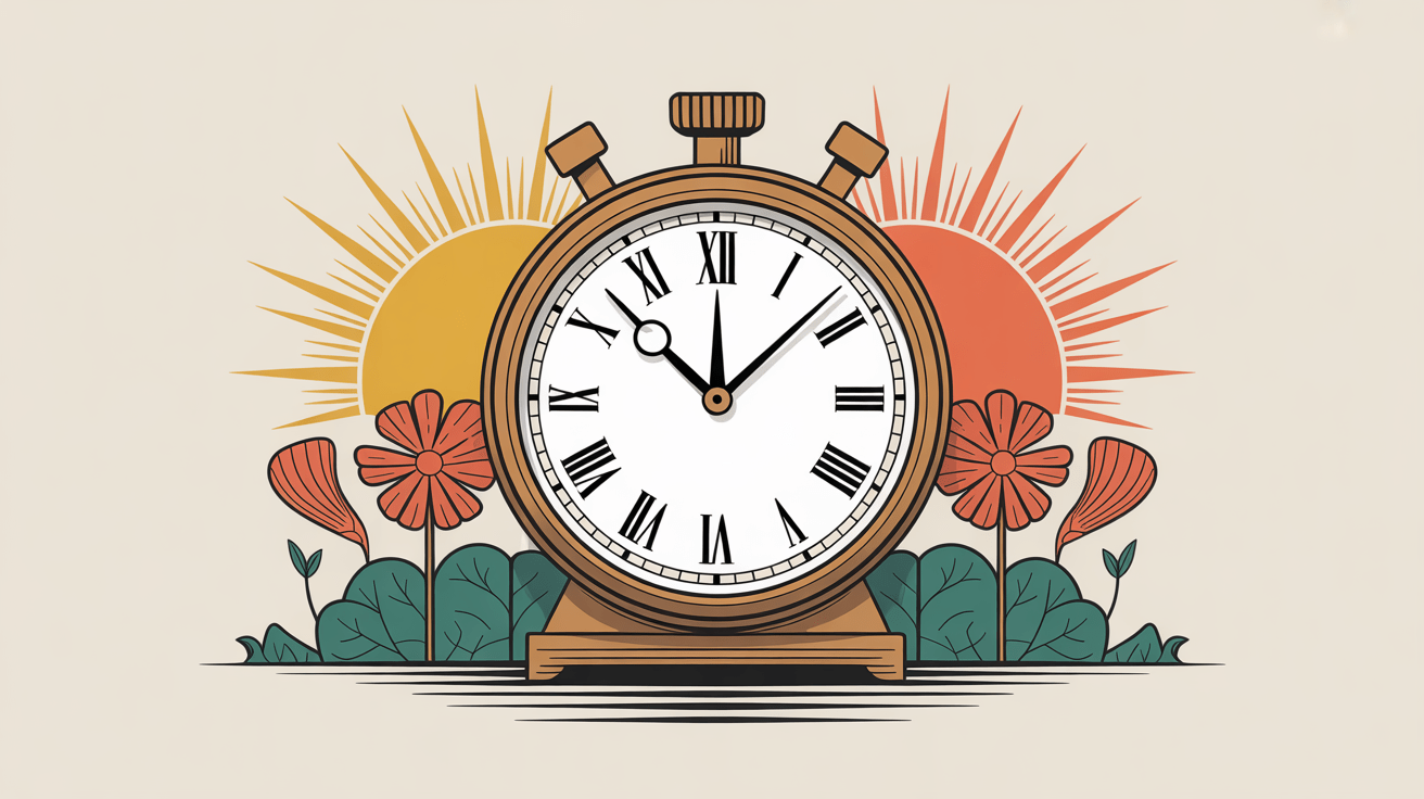 Horloge vintage lever du soleil Paris