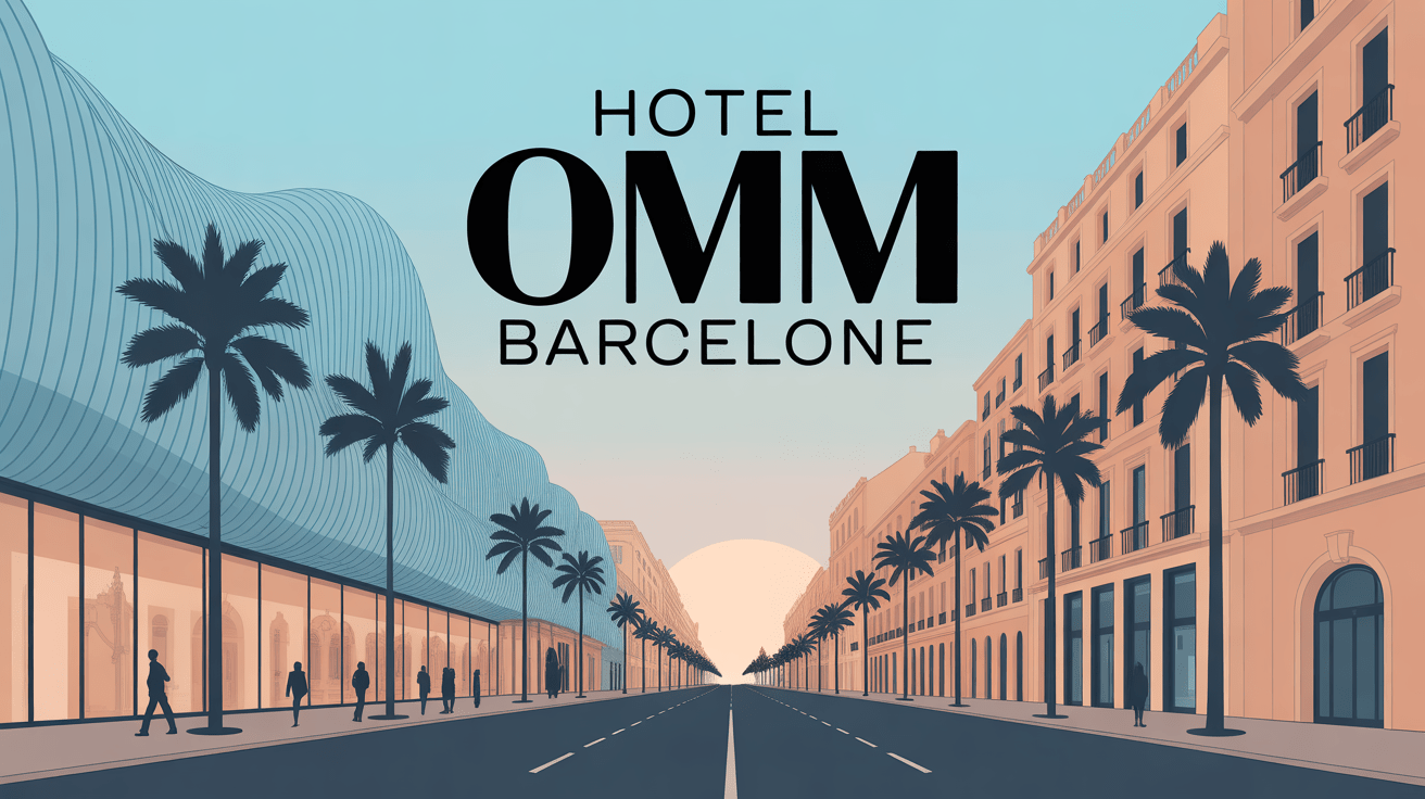Facade design hotel omm barcelone sur passeig de gracia