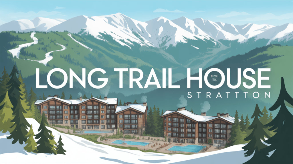 Vue panoramique Long Trail House Stratton condos montagne
