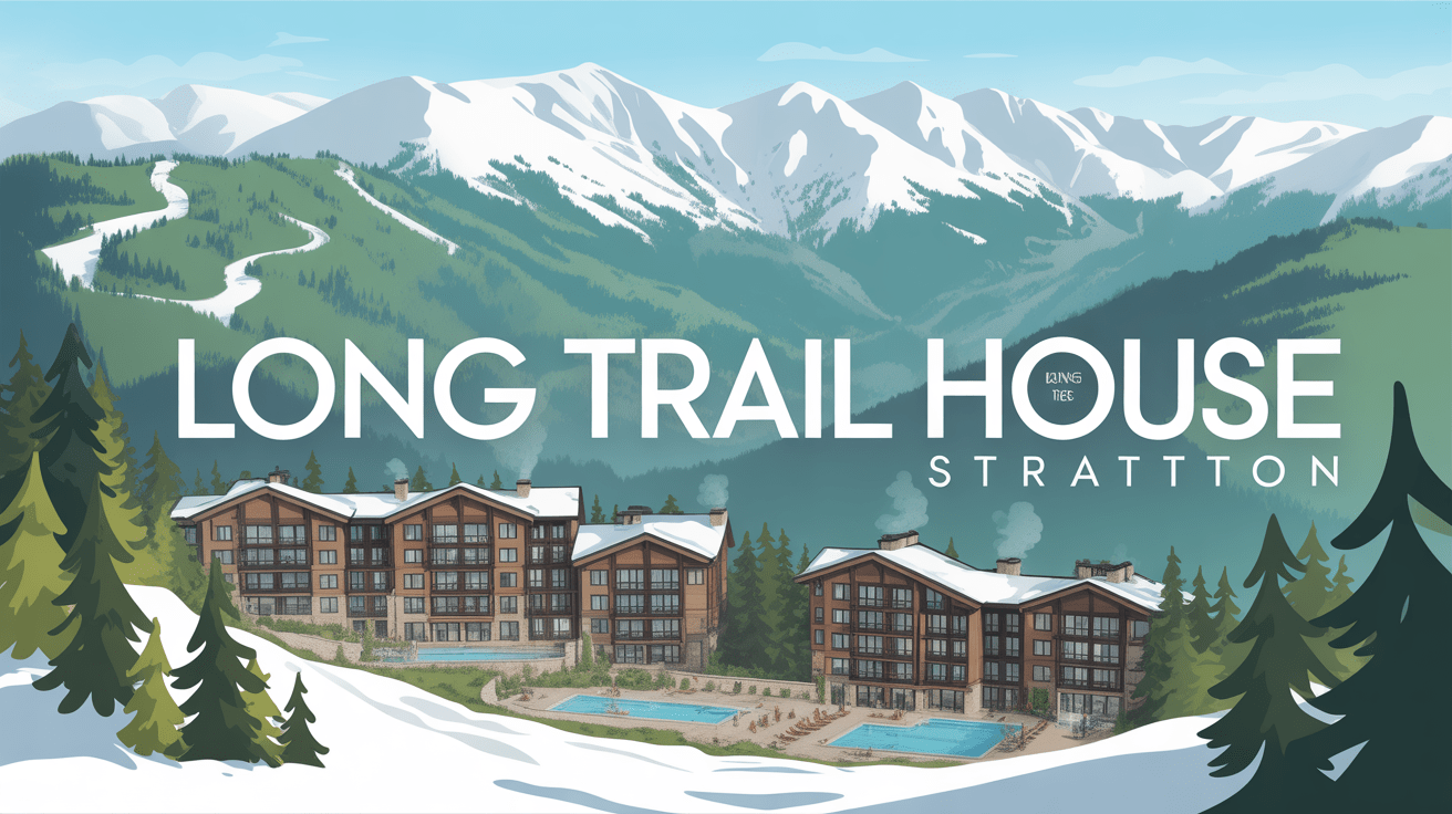 Vue panoramique Long Trail House Stratton condos montagne
