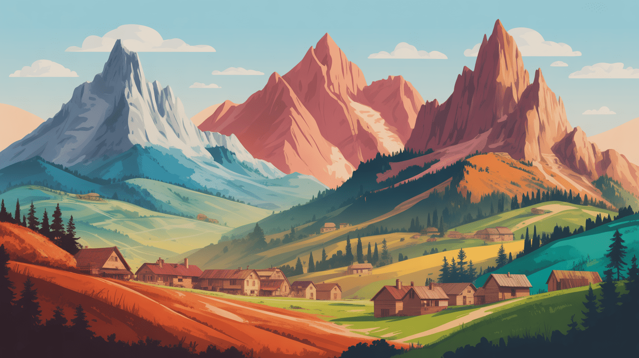 Carte massifs montagne Afrique villages traditionnels