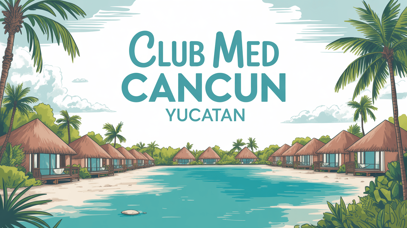 mexique club med cancun complexe hôtelier lagon