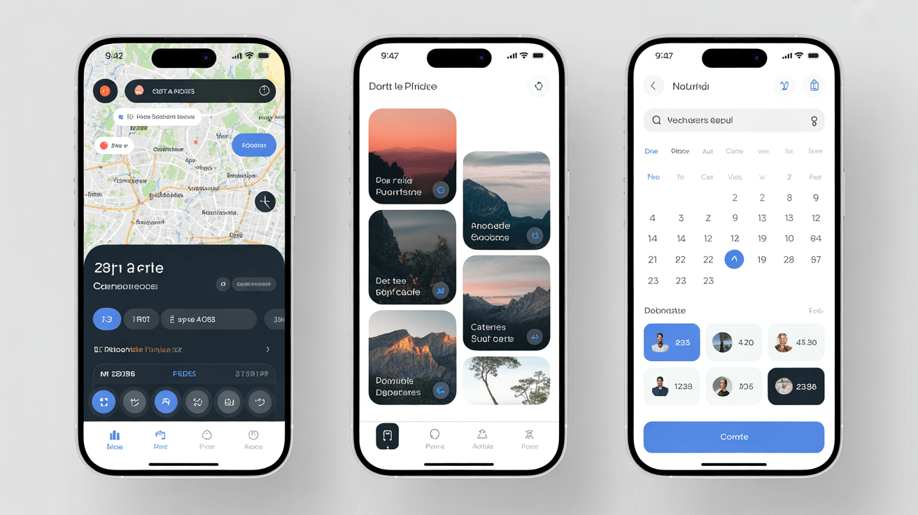 interface carnet voyage myatlas carte calendrier