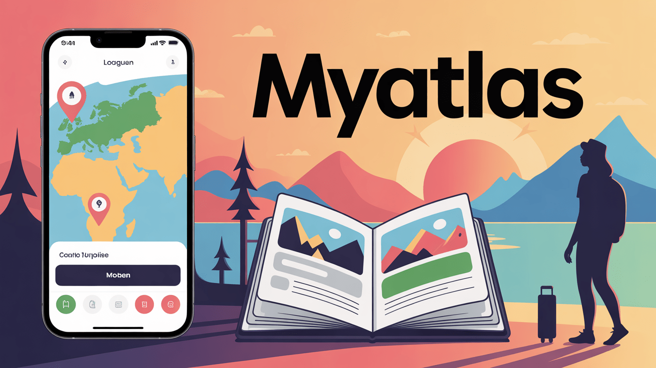 application myatlas carte interactive carnet voyage digital