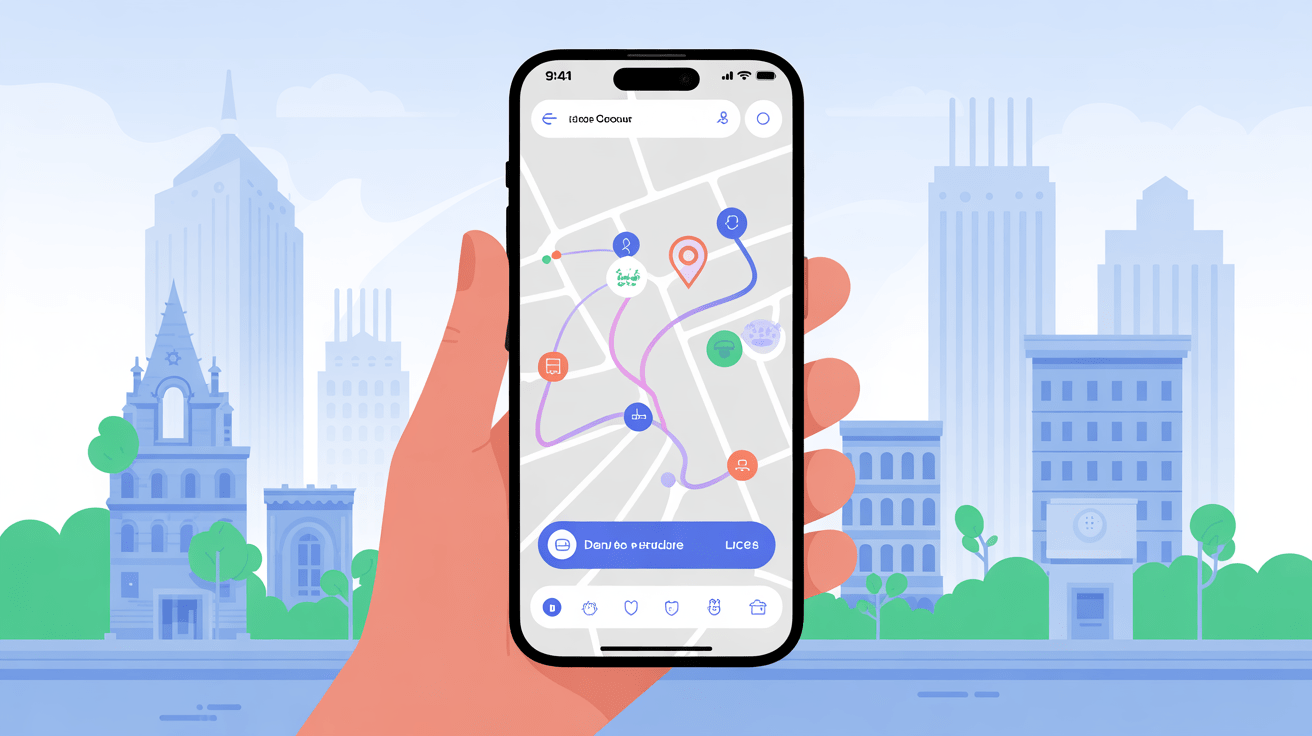 navigation mobile GPS latitude 50.636268 longitude 3.171153
