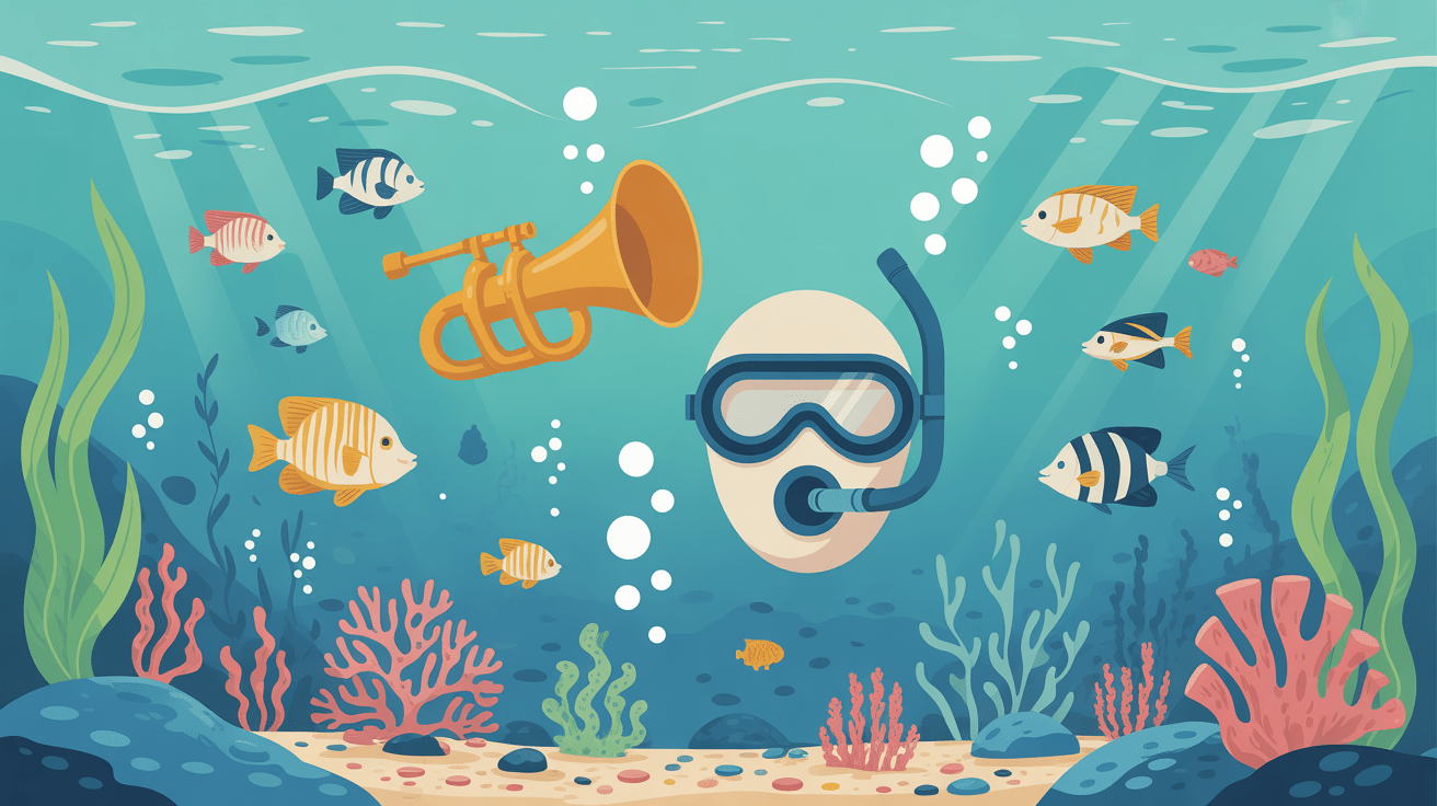 fonds marins snorkeling plage du canadel