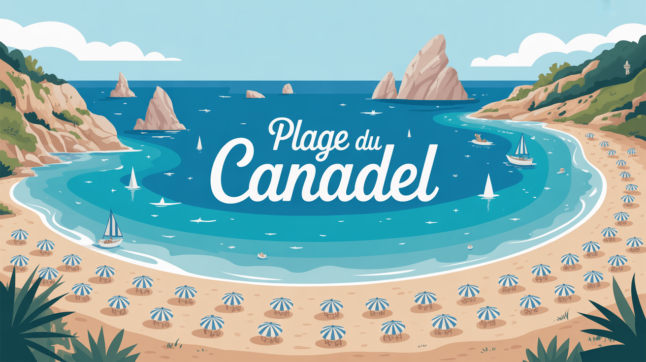 vue aerienne plage du canadel crique méditerranée