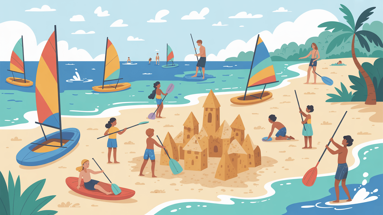 plage pornic sports nautiques animations