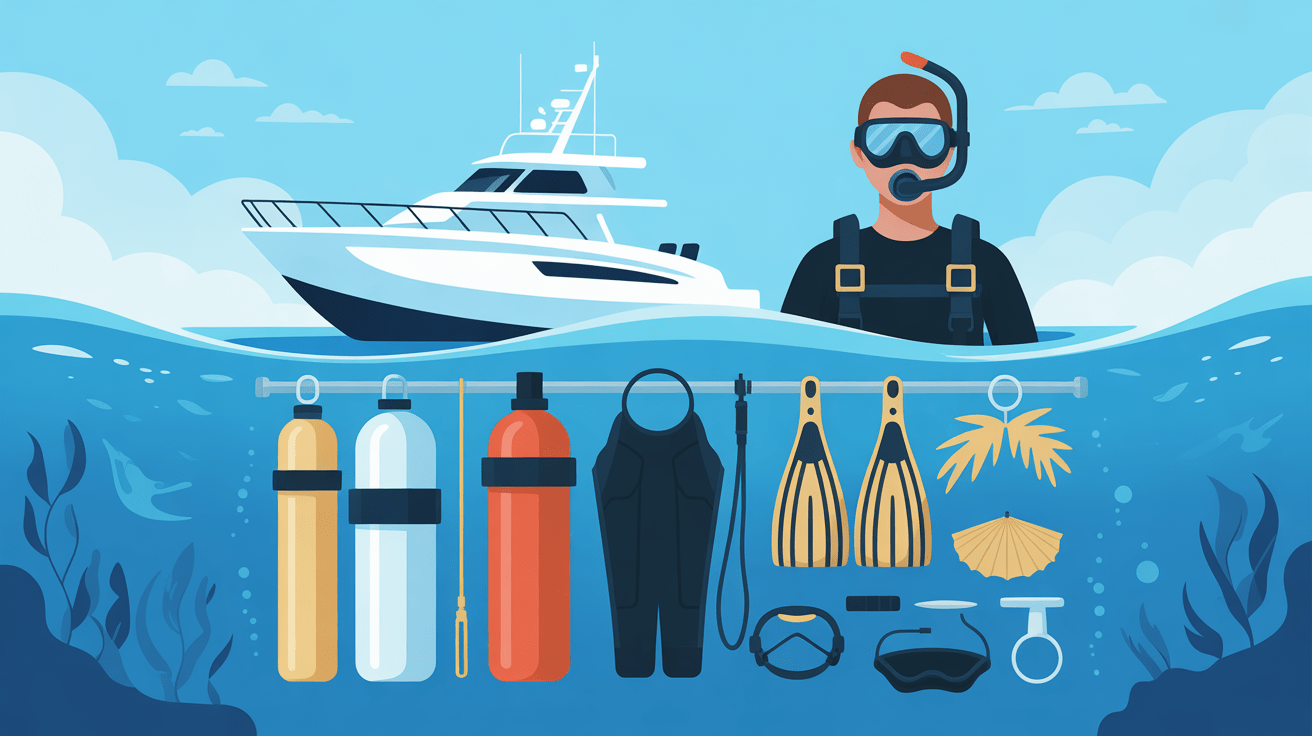 Plongée Crète équipement préparation bateau