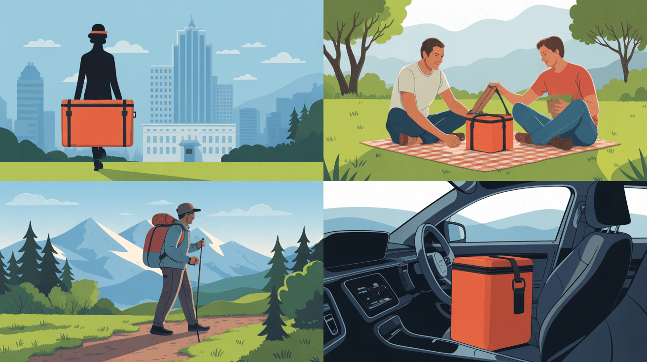 Sac a dos isotherme pour bureau pique-nique rando et voyage