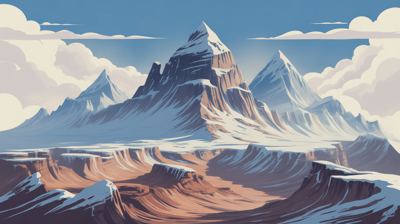 Géologie des sommets de plus de huit mille mètres coupe tectonique