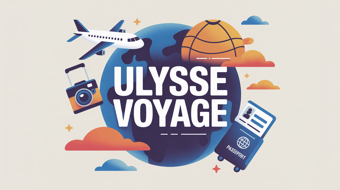 ulysse voyage image planète et icônes voyage