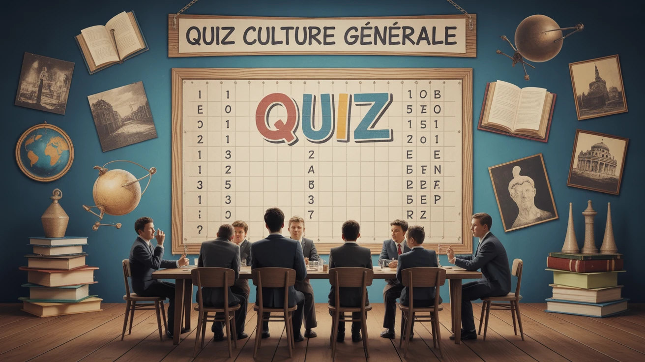 20 questions de culture générale avec réponse gratuit, quiz animé et coloré