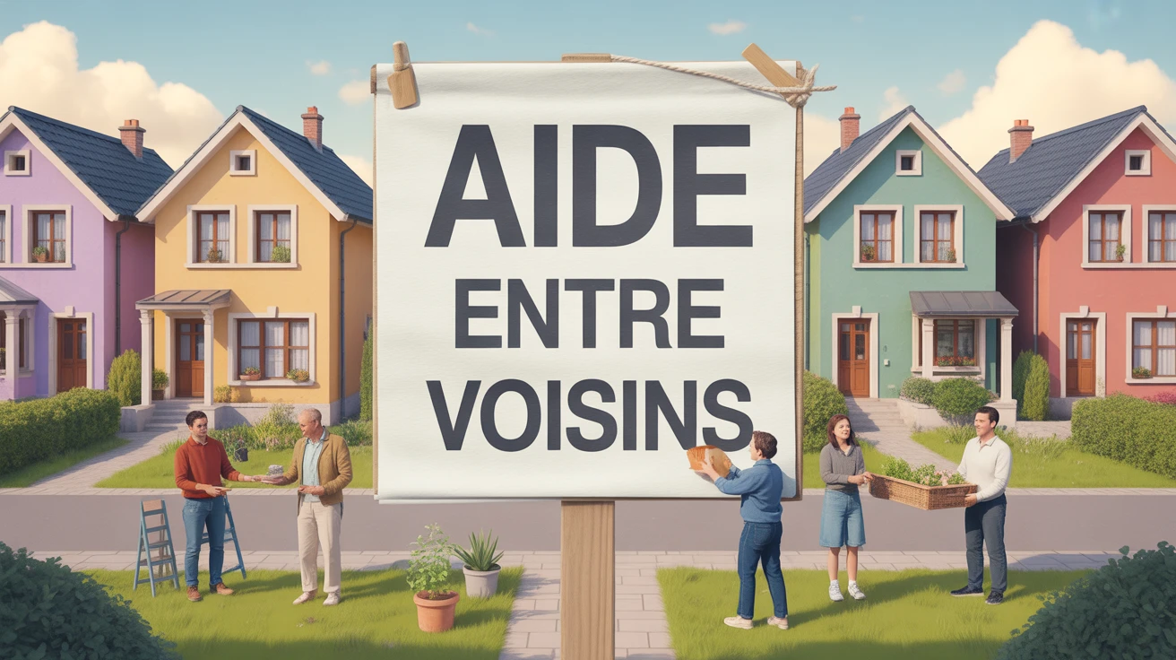aide entre voisin échange objets voisins