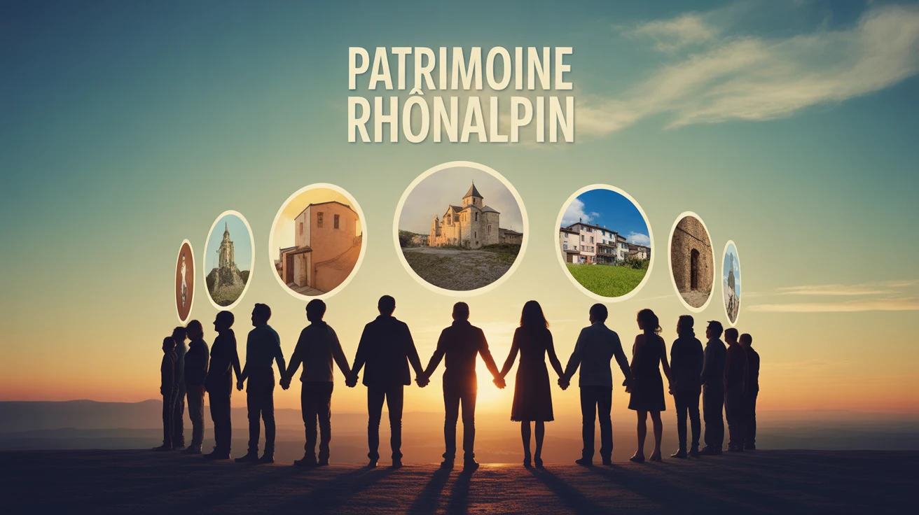 Illustration patrimoine rhonalpin bénévoles monuments