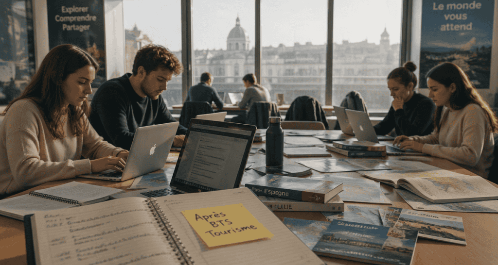 que faire après un bts tourisme étudiants coworking