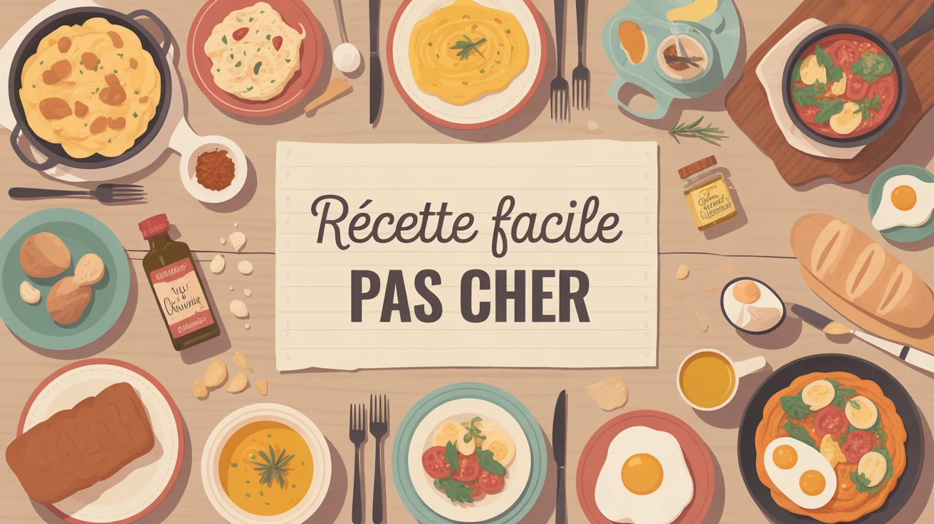 recette facile pas cher table cuisine plats économiques