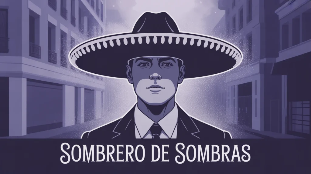personnage mystérieux sombrero noir grèves transports