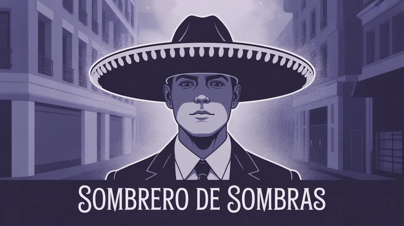 personnage mystérieux sombrero noir grèves transports
