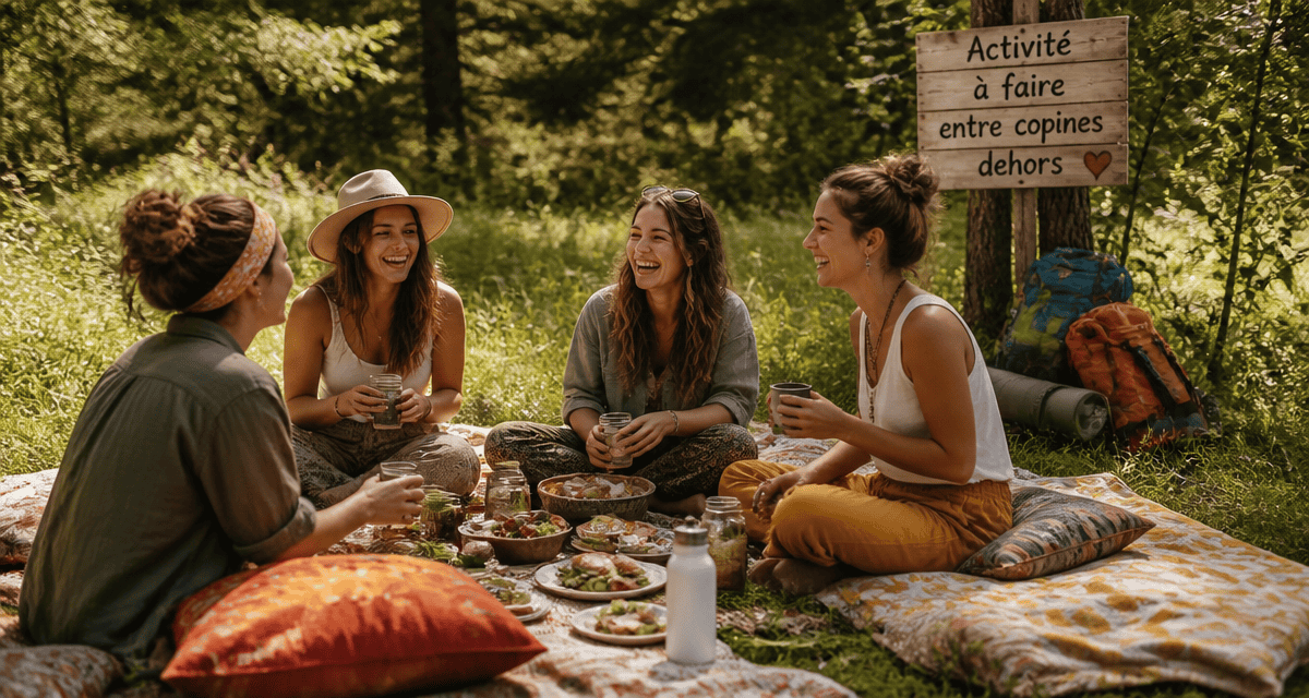 activité à faire entre copine dehors pique-nique