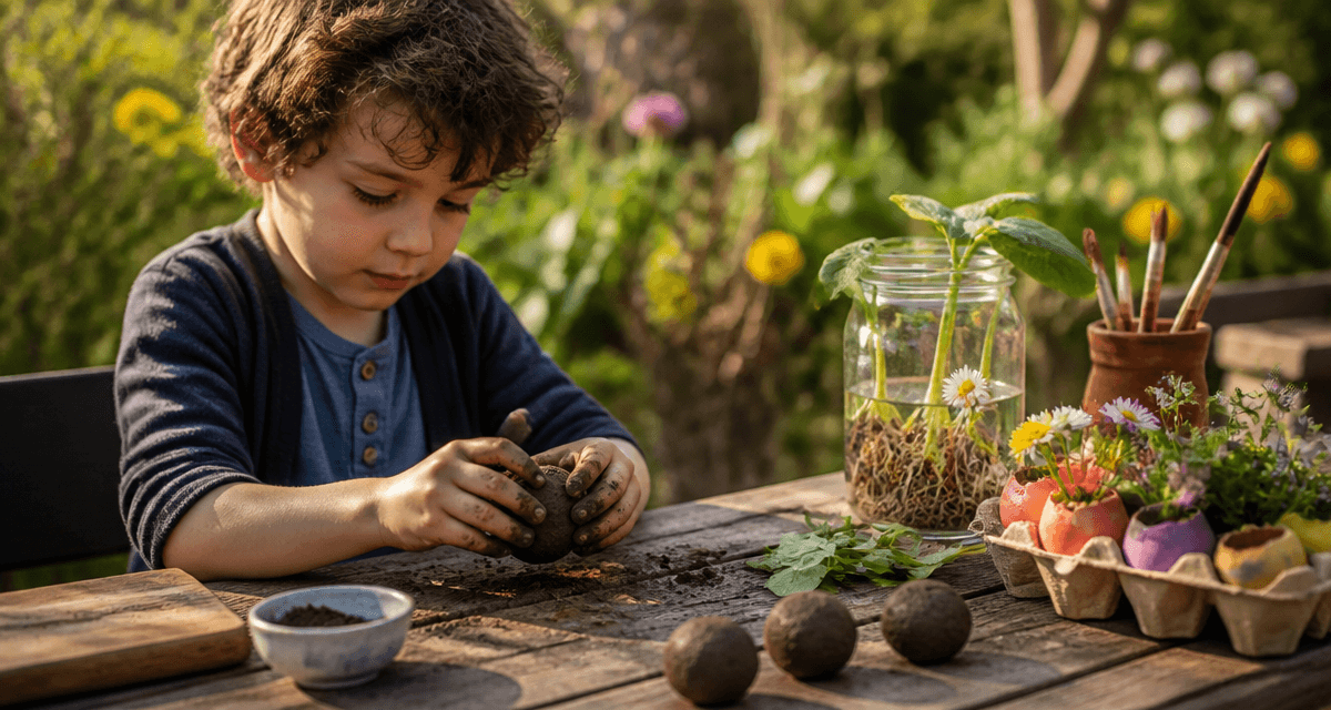activité printemps enfant ateliers sensoriels