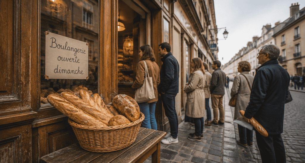 Boulangeries ouvertes dimanche devanture authentique