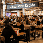 fast food connus en France food court