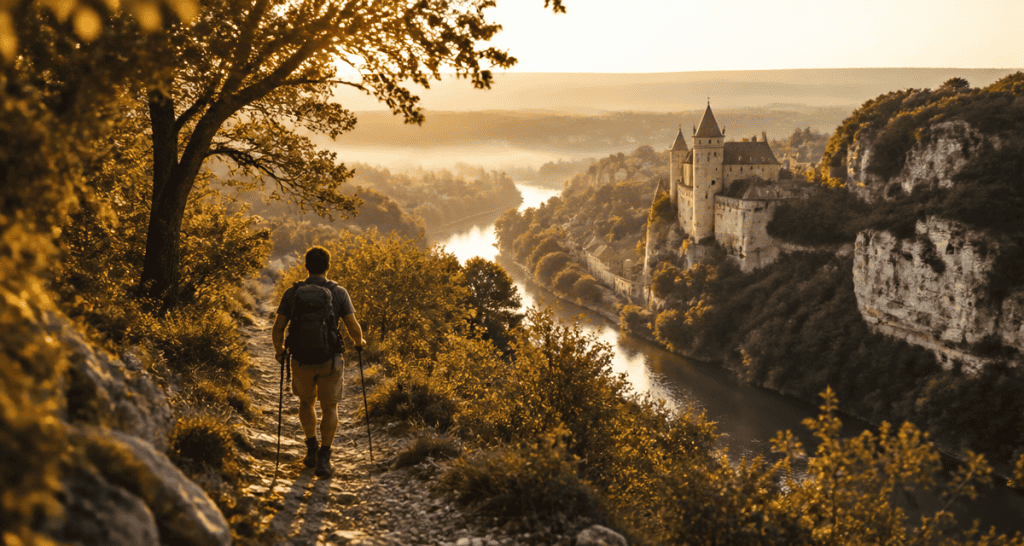 Les plus belles randonnées en Dordogne sentier et château